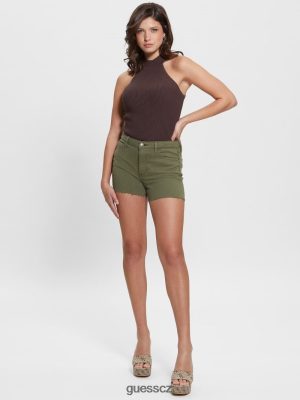 GUESS Boty - GUESS 1981 MIDI SHORTS Lichen licher zelená multi ženy 2BRD77 oblečení