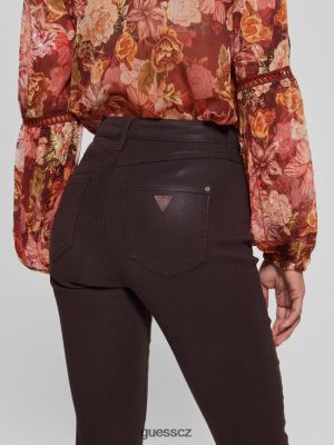 GUESS Boty - GUESS 1981 Potažené hubené džíny Rich Brown Multi ženy 2BRD263 oblečení