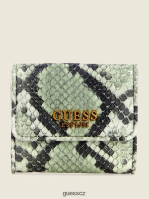 GUESS Boty - GUESS Abey Card and Coin peněženka mořský sprej ženy 2BRD3167 tašky