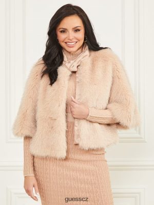 GUESS Boty - GUESS Amber Faux-Fur Top Pastel Pink se stříbrným l ženy 2BRD1883 oblečení