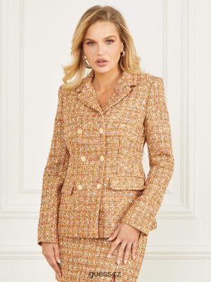 GUESS Boty - GUESS Angelica Tweed Blazer Tallulah Multicolor Tweed ženy 2BRD1970 oblečení