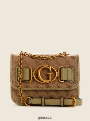 GUESS Boty - GUESS Aviana Small Convertible Crossbody Latte/Celadon ženy 2BRD2933 tašky