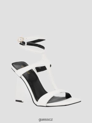 GUESS Boty - GUESS BACIO T-STRAP KINGGE PAT wht květinový ženy 2BRD3398 obuv