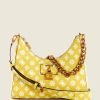 GUESS Boty - GUESS Center Stage Hobo Citrine logo ženy 2BRD2990 tašky
