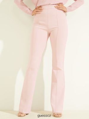 GUESS Boty - GUESS Chloe vzplanul kalhoty Lilac Mist ženy 2BRD2186 oblečení