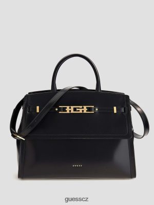 GUESS Boty - GUESS Cristina střední kožená brašna Černý květinový tisk ženy 2BRD2864 tašky