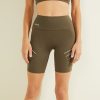GUESS Boty - GUESS Dalia Biker Shorts Generál Brown ženy 2BRD2483 oblečení