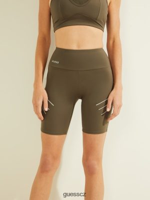 GUESS Boty - GUESS Dalia Biker Shorts Generál Brown ženy 2BRD2483 oblečení
