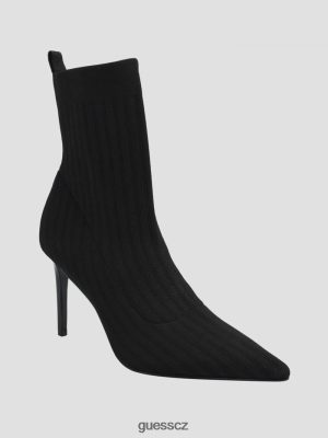 GUESS Boty - GUESS Dallyna Knit Sock Bootie černý ženy 2BRD3521 obuv