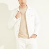 GUESS Boty - GUESS Dillon Denim Jacket Optická bílá muži 2BRD4184 oblečení