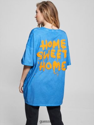 GUESS Boty - GUESS Domů Sweet Home Lounge Tee Morning Glory Multi ženy 2BRD1034 oblečení