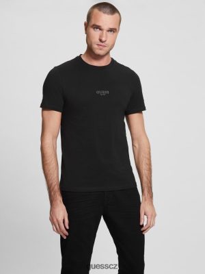 GUESS Boty - GUESS Eco Aidy Tee černý muži 2BRD4082 oblečení