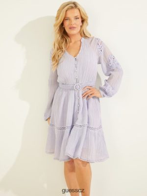 GUESS Boty - GUESS Eco Arita šaty Levandule Haze Multi ženy 2BRD881 oblečení