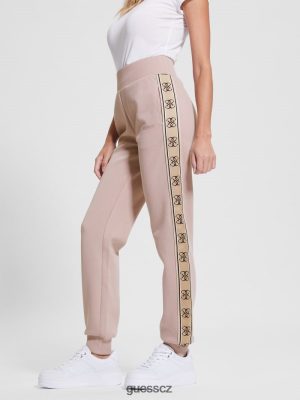 GUESS Boty - GUESS Eco Britney Logo Tape Joggers Posh Taupe ženy 2BRD2231 oblečení