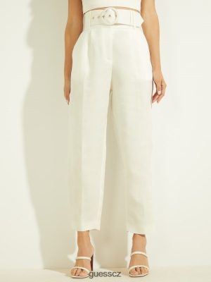GUESS Boty - GUESS Eco Hailey Pant bledá perla ženy 2BRD2327 oblečení