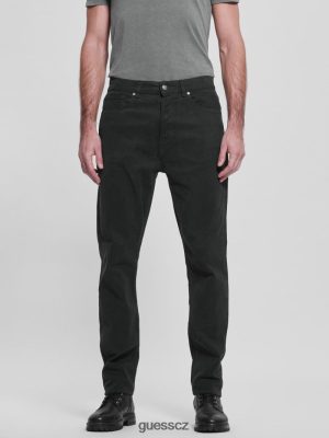 GUESS Boty - GUESS Eco James Slim tkané kalhoty Alpine Grove muži 2BRD4013 oblečení