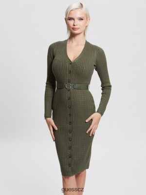 GUESS Boty - GUESS Eco Lena Cardigan šaty strašidelný les ženy 2BRD827 oblečení