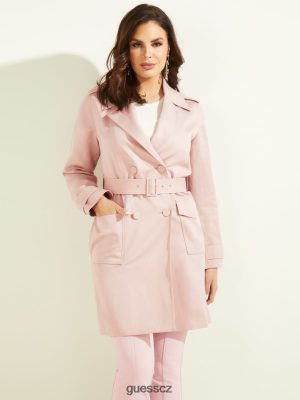 GUESS Boty - GUESS Eco Portland Trench Coat Lilac Mist ženy 2BRD1862 oblečení