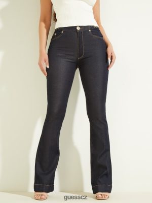 GUESS Boty - GUESS Fit a Flare Denim Pant Modré oplachování ženy 2BRD53 oblečení