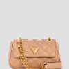 GUESS Boty - GUESS Giully Mini Convertible Crossbody Béžový přetečení ženy 2BRD2927 tašky