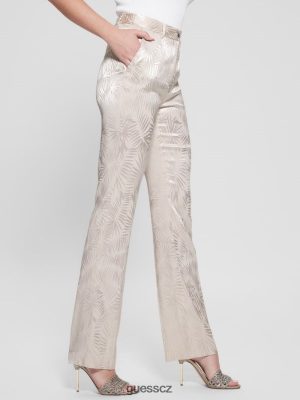 GUESS Boty - GUESS Holly Jacquard Chino kalhoty perlorodka ženy 2BRD2267 oblečení