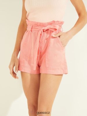 GUESS Boty - GUESS Janna šortky První červenající růžová ženy 2BRD2189 oblečení