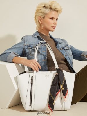 GUESS Boty - GUESS Jensen Silk Scarf Uhlí multi ženy 2BRD3791 příslušenství