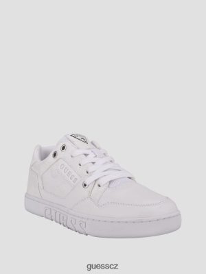 GUESS Boty - GUESS Julien vyražel tenisky s nízkým vrcholem bílý ženy 2BRD3371 obuv