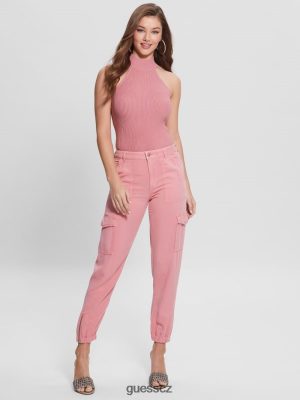 GUESS Boty - GUESS Kalhové kalhoty Bowie Chino Vintage červenající se více ženy 2BRD2159 oblečení