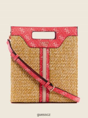 GUESS Boty - GUESS Kasinta Raffia Mini výřez Cali Wash ženy 2BRD3119 tašky