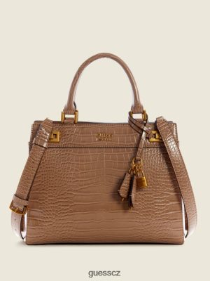 GUESS Boty - GUESS Katey krokodýl-obhájený luxusní satchel Lily zelená ženy 2BRD3278 tašky
