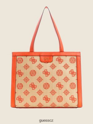GUESS Boty - GUESS Katey velký tote Přírodní/plamen ženy 2BRD3122 tašky