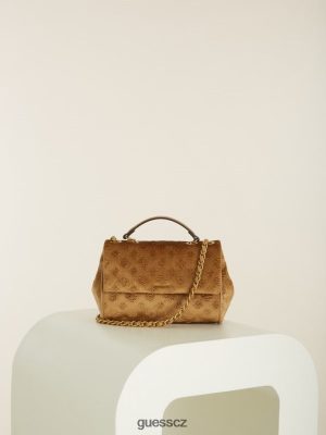 GUESS Boty - GUESS Kimi Logo Convertible Crossbody moka ženy 2BRD2912 tašky