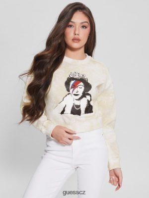 GUESS Boty - GUESS Královna oříznutá svetr chytrý kámen ženy 2BRD1322 oblečení