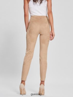 GUESS Boty - GUESS Legíny Maya Faux-seede Mountain Honey ženy 2BRD2030 oblečení