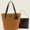 GUESS Boty - GUESS Lilica Shopper Tote Brown Multi ženy 2BRD3104 tašky