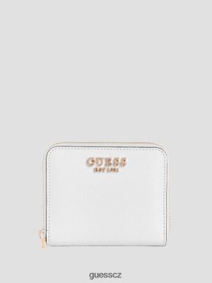 GUESS Boty - GUESS Logo Alexie Malá peněženka na zip Bílé více ženy 2BRD3164 tašky