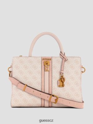 GUESS Boty - GUESS Logo Ginevra Elite Society Satchel Blush Logo ženy 2BRD2870 tašky