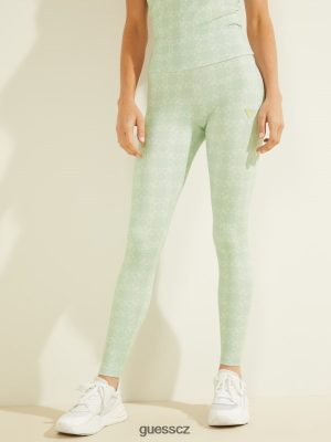 GUESS Boty - GUESS Logo Logo Leggings 4G LogOmania Cold Dew ženy 2BRD2210 oblečení
