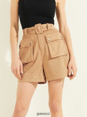 GUESS Boty - GUESS Mariangela šortky mokrý písek ženy 2BRD2390 oblečení