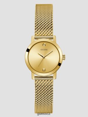 GUESS Boty - GUESS Mesh Diamond Analog Watch zlato ženy 2BRD3620 příslušenství