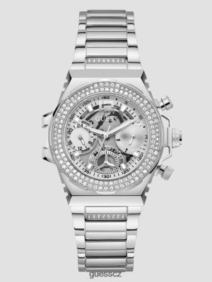 GUESS Boty - GUESS Multifunkční hodinky Crystal Cuth-průkopniky stříbro ženy 2BRD3560 příslušenství