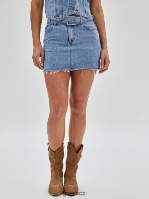 GUESS Boty - GUESS Originály pásové džínové sukně Go Kitty Medium Wash ženy 2BRD131 oblečení