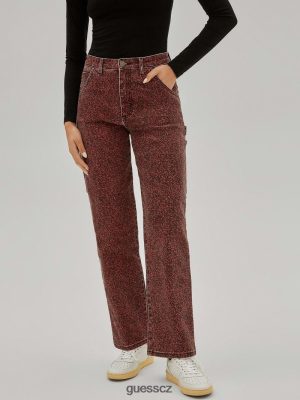 GUESS Boty - GUESS Originals Composition Print Carpenter džíny dědictví červené ženy 2BRD146 oblečení