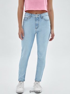 GUESS Boty - GUESS Originals Kit Super High-Rise Skinny Jeans Go Broadway Lt Wash ženy 2BRD185 oblečení