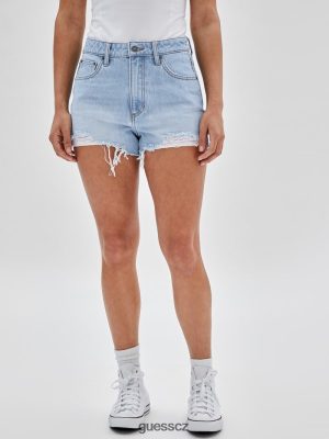GUESS Boty - GUESS Originals Kit zničil džínové šortky Go Fez Lt Wash unisex 2BRD122 oblečení
