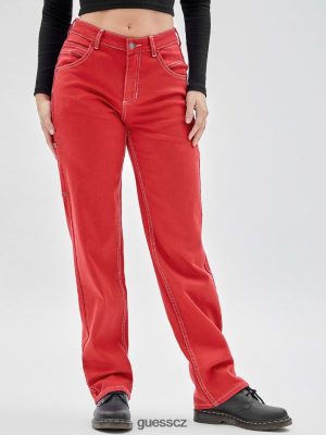 GUESS Boty - GUESS Originals Overdyed Carpenter Jeans Chili Red unisex 2BRD167 oblečení