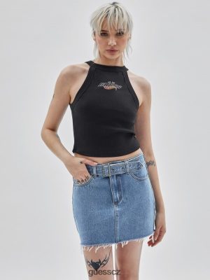 GUESS Boty - GUESS Originals x Hot Wheels Logo Tank černý ženy 2BRD1340 oblečení