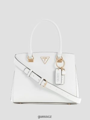 GUESS Boty - GUESS Přítelkyně Noelle Satchel Bílé více ženy 2BRD2855 tašky