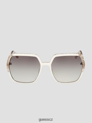 GUESS Boty - GUESS Plastové sluneční brýle třpytky bílý ženy 2BRD3728 příslušenství